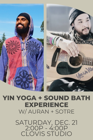 YIN YOGA + SOUND BATH EXPERIENCE